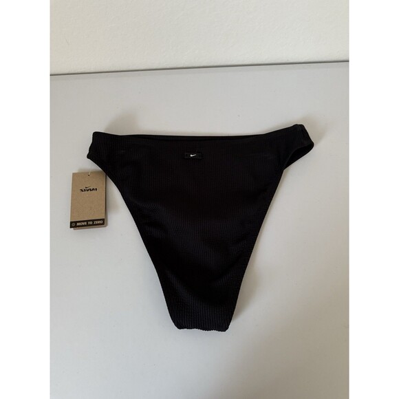 NIKE Women Essential High Waist‎ Lined Bottom Black NESSD234-001 - Large NWT - Picture 11 of 12